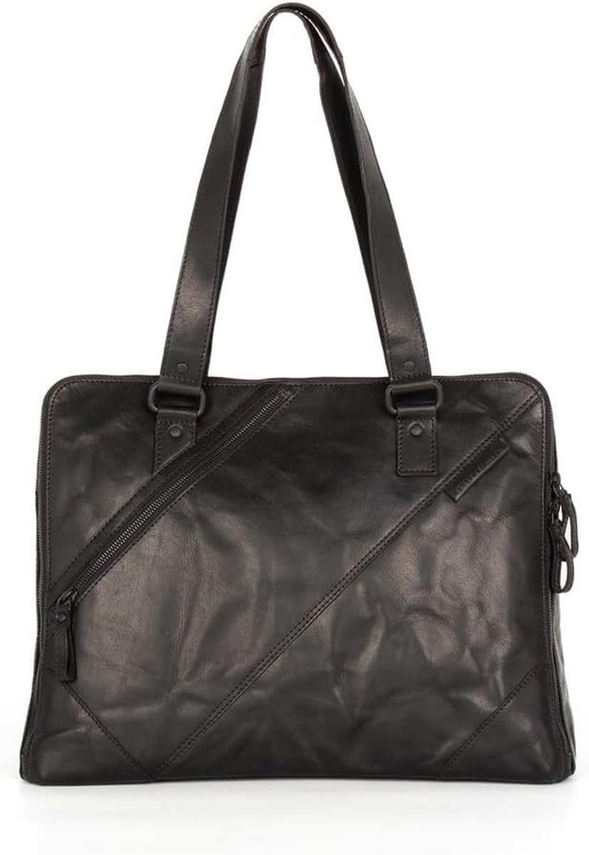 Laptop shoulder bag - Stella - Black, Black - ShopVlot
