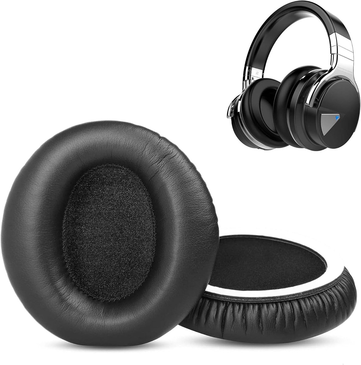 Ear Pads Compatible with Cowin E7 E7 PRO Active Noise Isolation Headphones Ear Pads Replacement Pad (Protein - ShopVlot