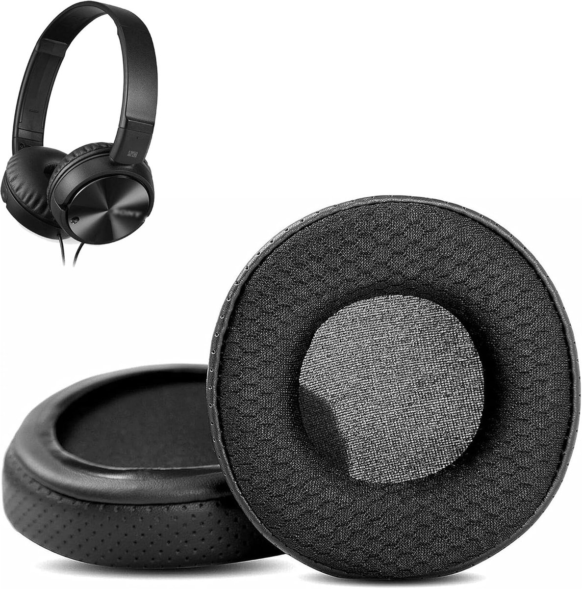 Ear Pads Compatible with Sony MDR-ZX110NC MDR ZX110NC MDRZX110NC Earphones Ear Pads Replacement Cushion (Breathable - ShopVlot