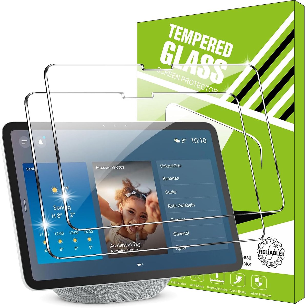 Screen Protector voor Amazon Echo Show 11 - Volledige Bedekking - Tempered Glass - Krassenbestendig en HD Helderheid - ShopVlot