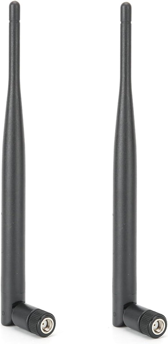 WIFI Antenne 2 x 6DBI - Dual Band - SMA Female - Versterkt draadloos netwerk - ShopVlot