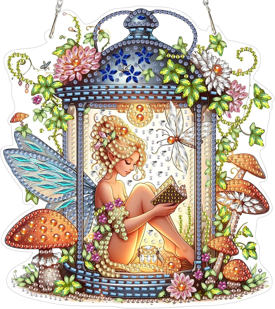 Diamond schilderen set 5D - Fairy ontwerp - Volledige set - Creatieve ontspanning voor volwassenen en kinderen - ShopVlot