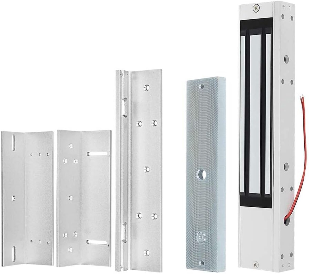 Elektrische magneetslot 280kg - met ZL montagebeugel - veilig voor hout/metaal/glas - ideaal voor thuisbeveiliging - ShopVlot