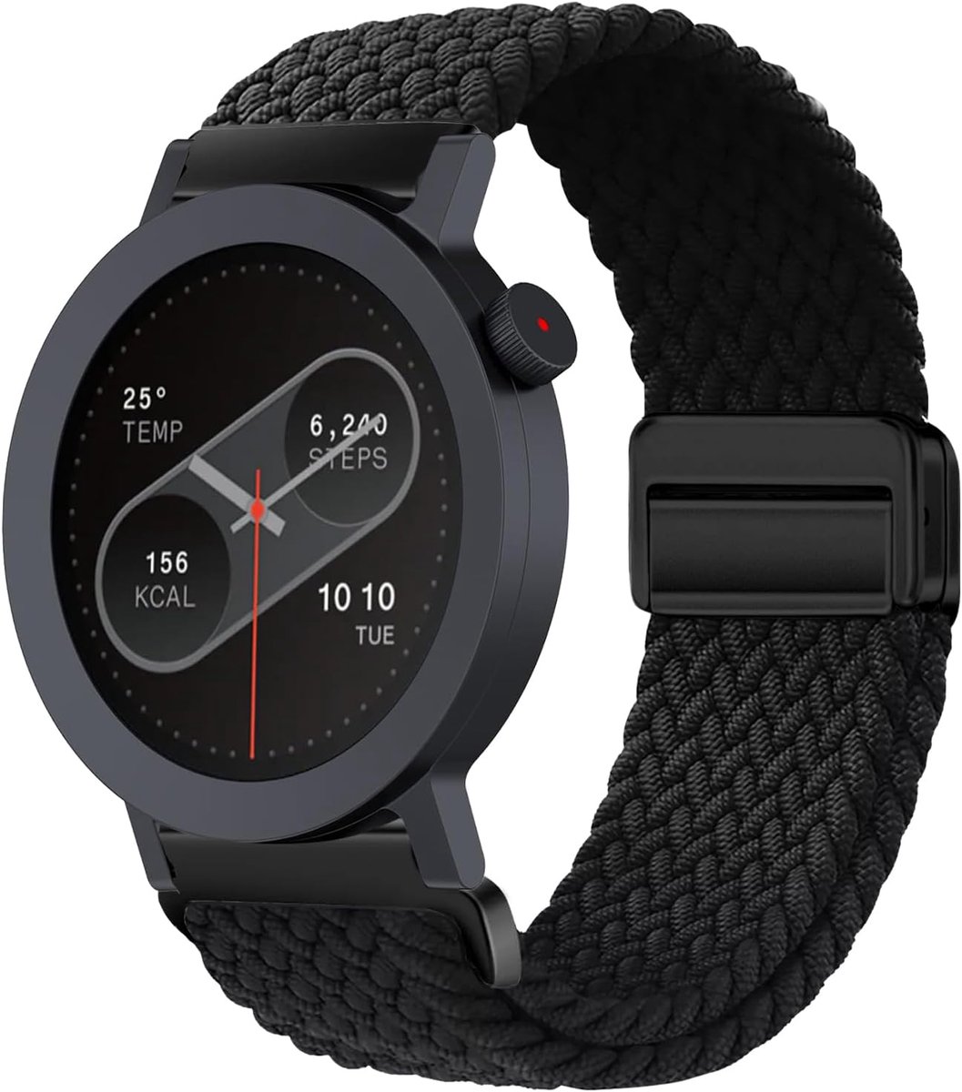 Horlogeband voor CMF by Nothing Watch 3 Pro/Pro 2 - Nylon stof - Met magneet - Ideaal voor sport - ShopVlot