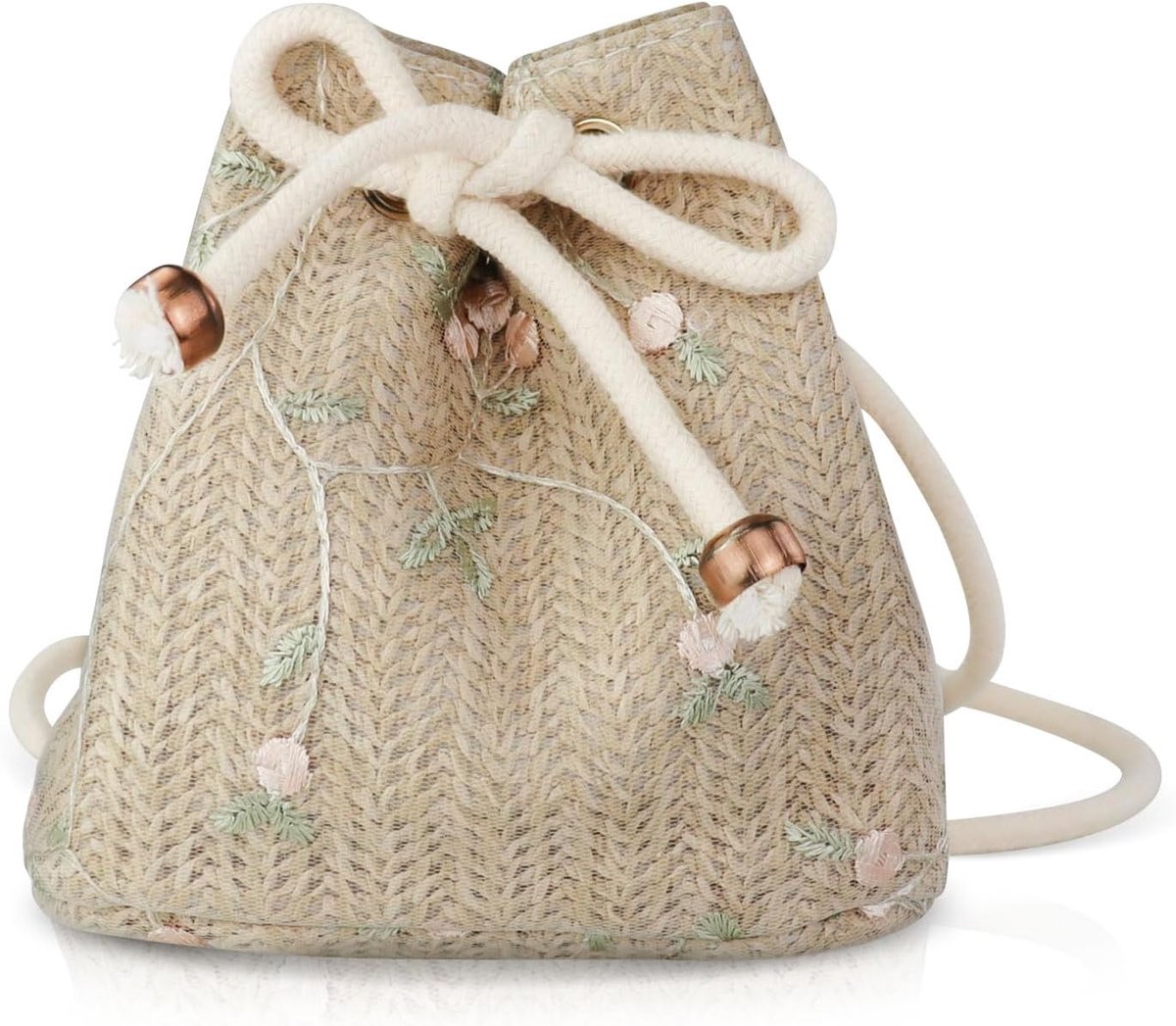 Women's Handbag, Cute Straw Shoulder Bag with Adjustable Shoulder Strap, Small Crossbody Bag for Women, for Travel - ShopVlot
