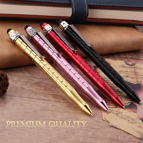 SMOOTHERPRO Rubber Touch Screen Pen - Stylus Tip Ballpoint Pens - Retractable Ballpoint Pen Smooth Writing Pen - ShopVlot — afbeelding 2