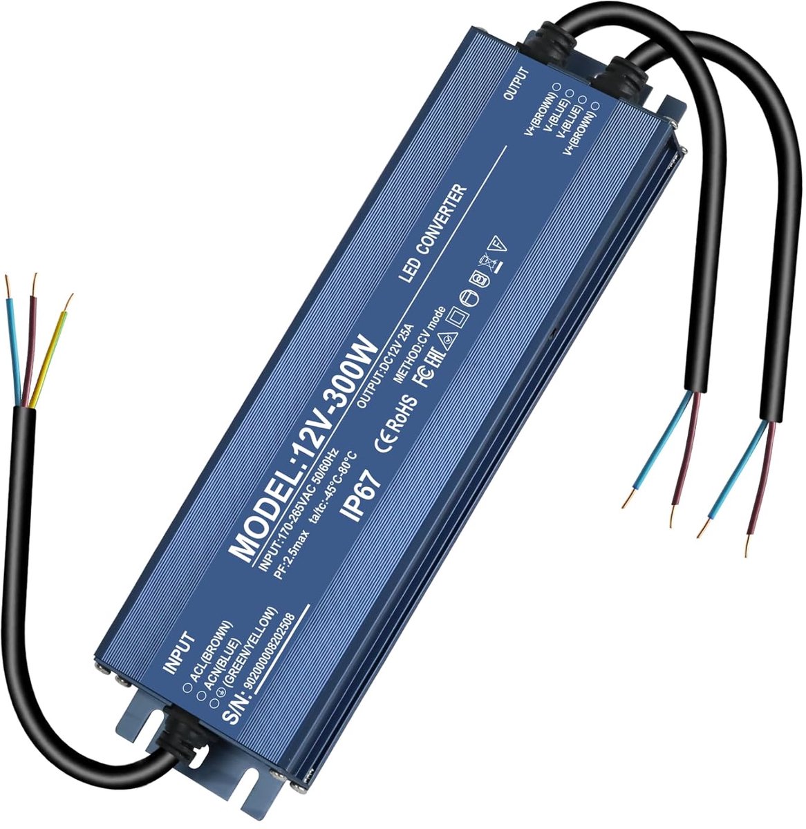12V 300W, transformer 220V 12V, 25A Alimentation 12V, led driver 12V 300W, transformer led 12V, transformer 300 watt - ShopVlot