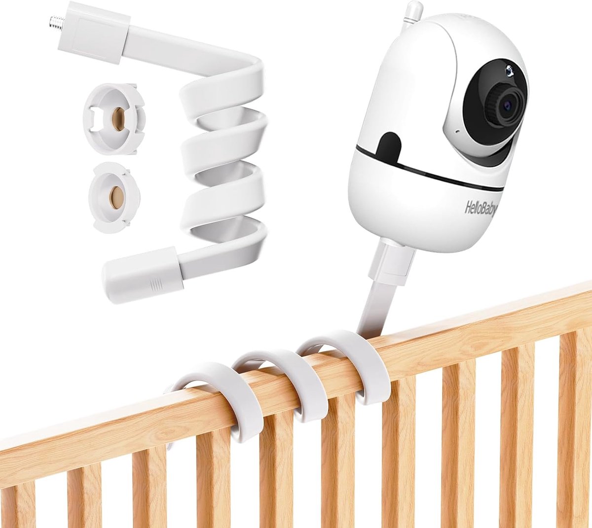 Baby Monitor Flexible Cable Holder Compatible with HelloBaby HB6550/HB6550 Pro/HB65/HB66/HB248/HB40/HB6339/HB6081 and - ShopVlot