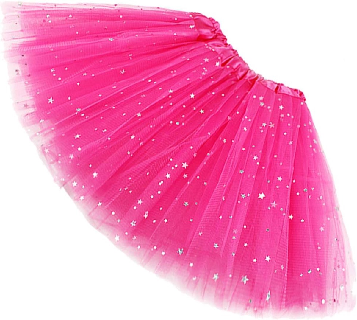 Girls' Tutu Skirt with Glitter Sequins Tulle Layered - ShopVlot
