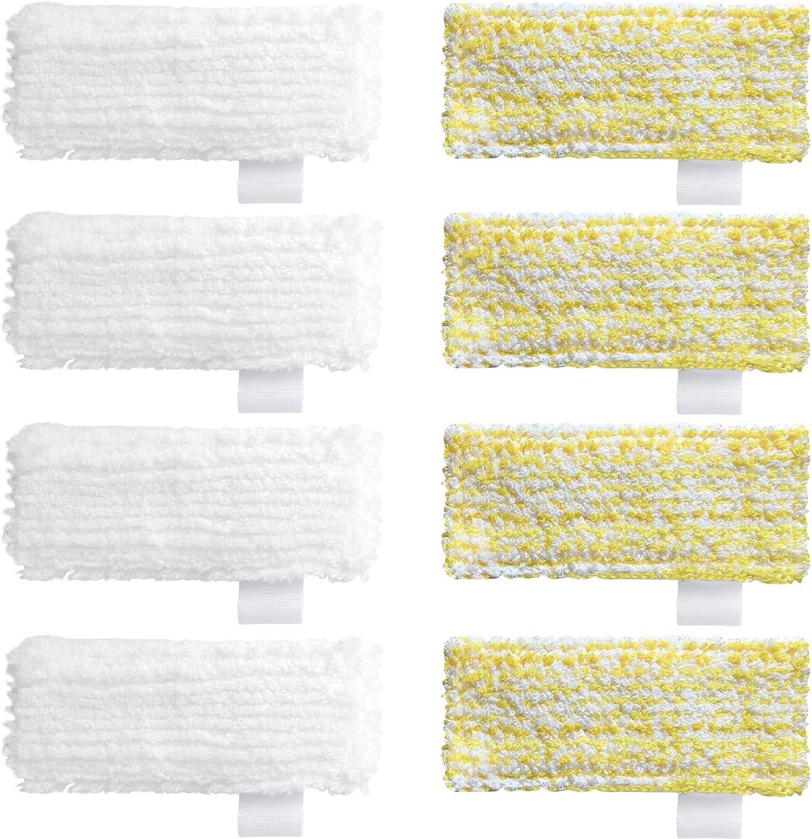 Wiseten Pack of 8 Microfibre Cloth Set Accessories Compatible with Kärcher Flexible Hand Sprayer Steam Cleaner - ShopVlot