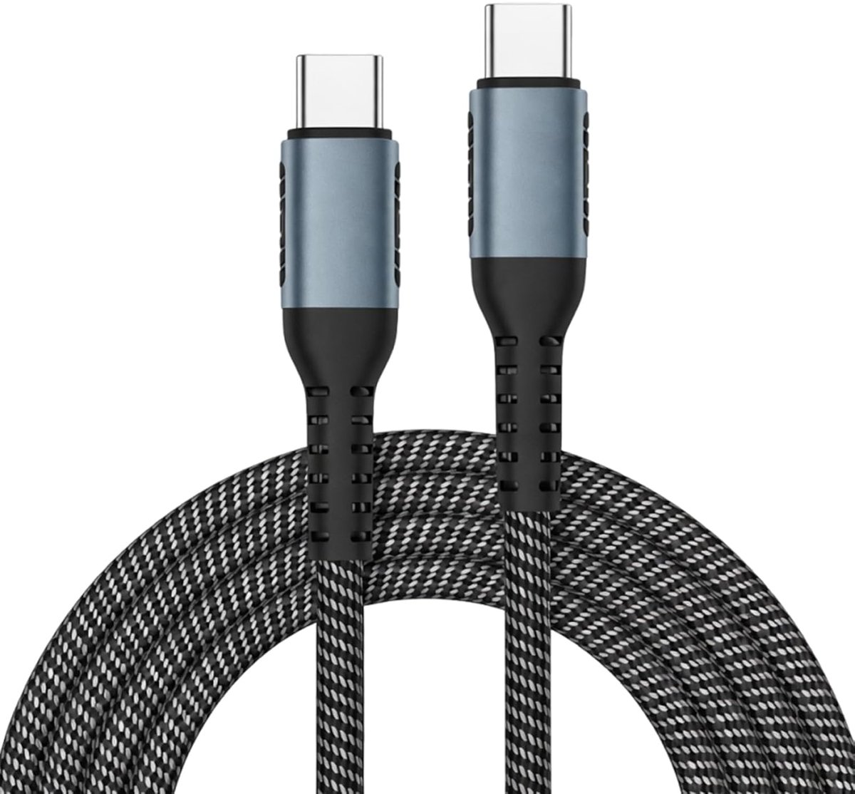 Kabel USB C vers USB C 20 Gbps, USB 3.2 Gen2 Type C 2M met 100 W 20 V 5 A, Transfer van de Données Haute Vitesse et - ShopVlot