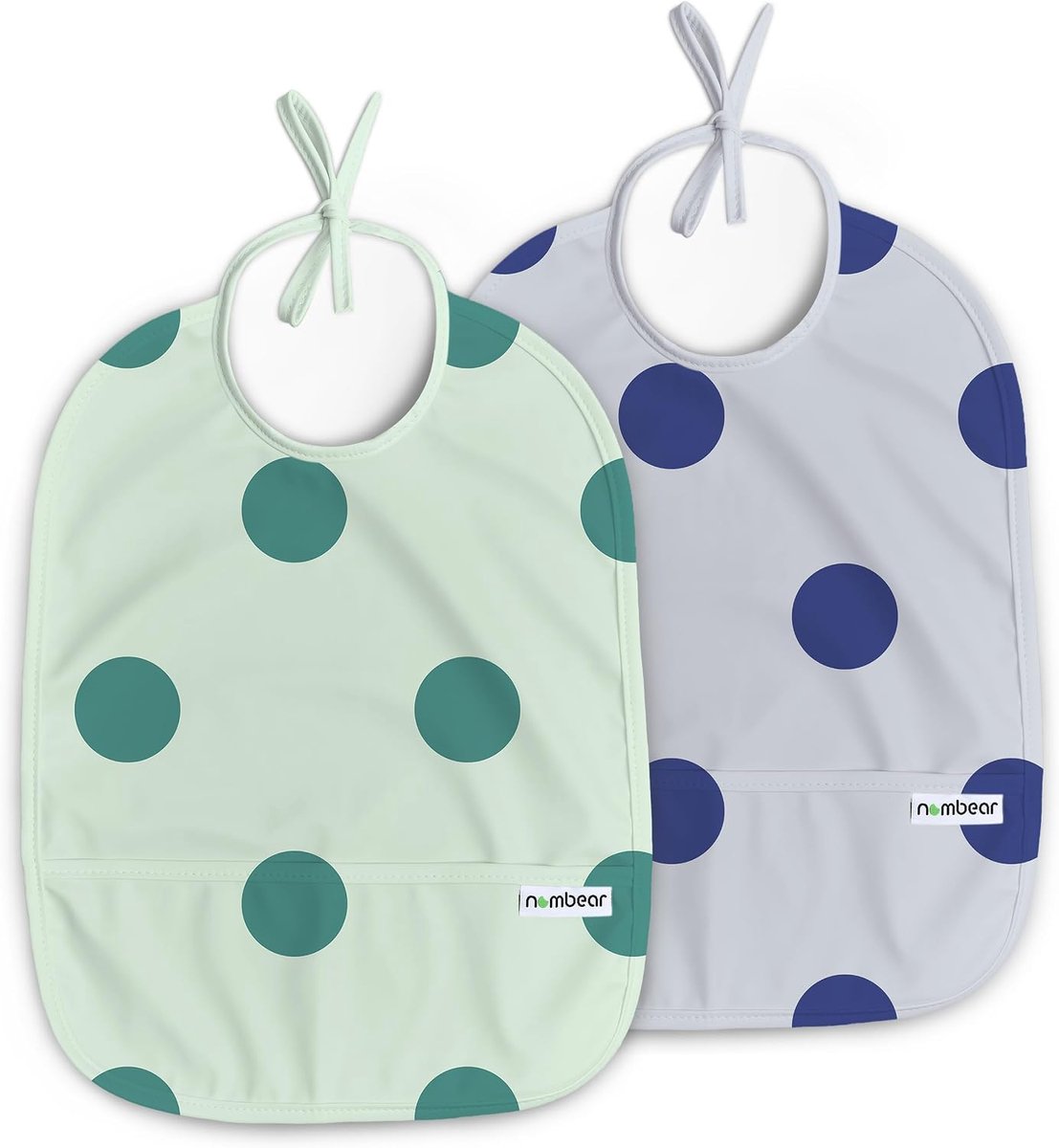 Mouwloos Baby Spenen Slabbetje - Waterdichte Baby Slabbetjes 6-12 Maanden, 2-Stuks - ShopVlot