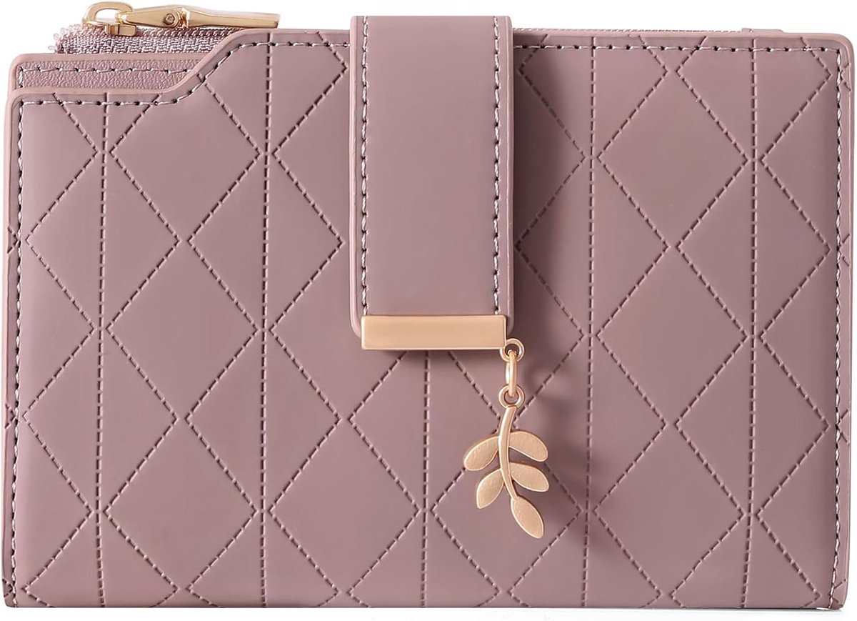 SENDEFN Small Wallets for Women Leather Ladies Wallet RFID Blocking Card Holder Zipper Pocket Wallet Card Pouch Wallet - ShopVlot