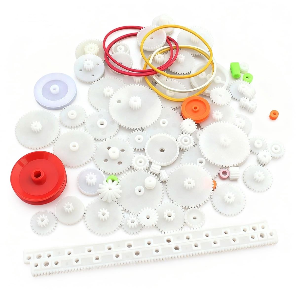 Solidchoice - Kunststof Tandwielset voor Auto's - 75 Soorten DIY Tandwielen en Poelies