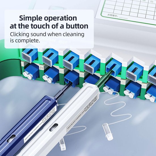 Solidchoice - 5 Stuks Glasvezel Pen Reinigingsset - Voor Optische Connectoren met 99% Reinigingscapaciteit — afbeelding 3