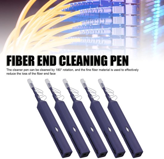 Solidchoice - 5 Stuks Glasvezel Pen Reinigingsset - Voor Optische Connectoren met 99% Reinigingscapaciteit — afbeelding 4