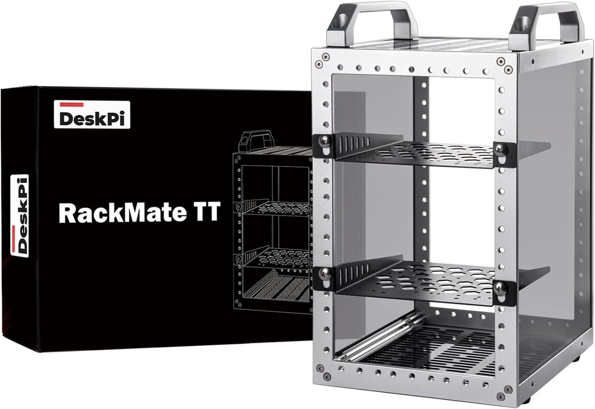 GeeekPi DeskPi RackMate TT Mini PC,Network,Server,Audio & Video Equipment Server Cabinet - ShopVlot
