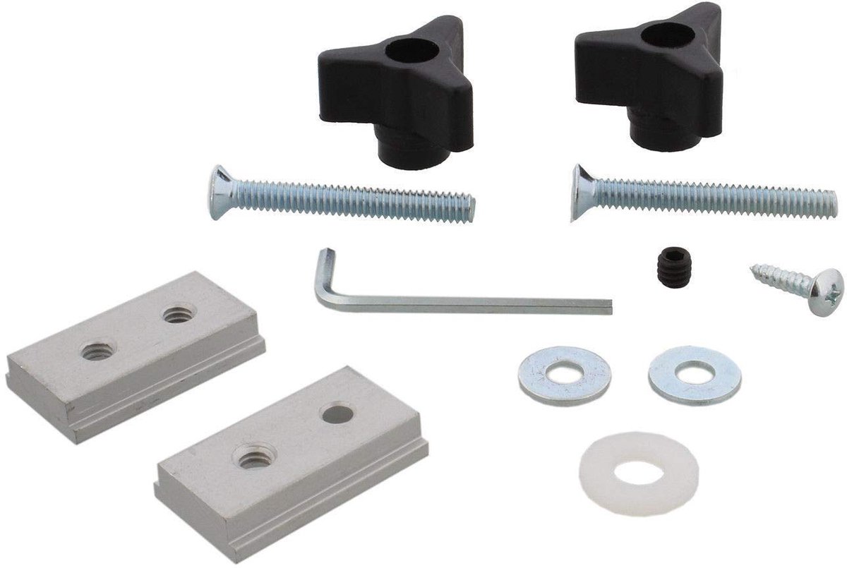 12pc Miter Slot Fixture Jig Kit for T Track Featherboard Stop Table Saw - ShopVlot