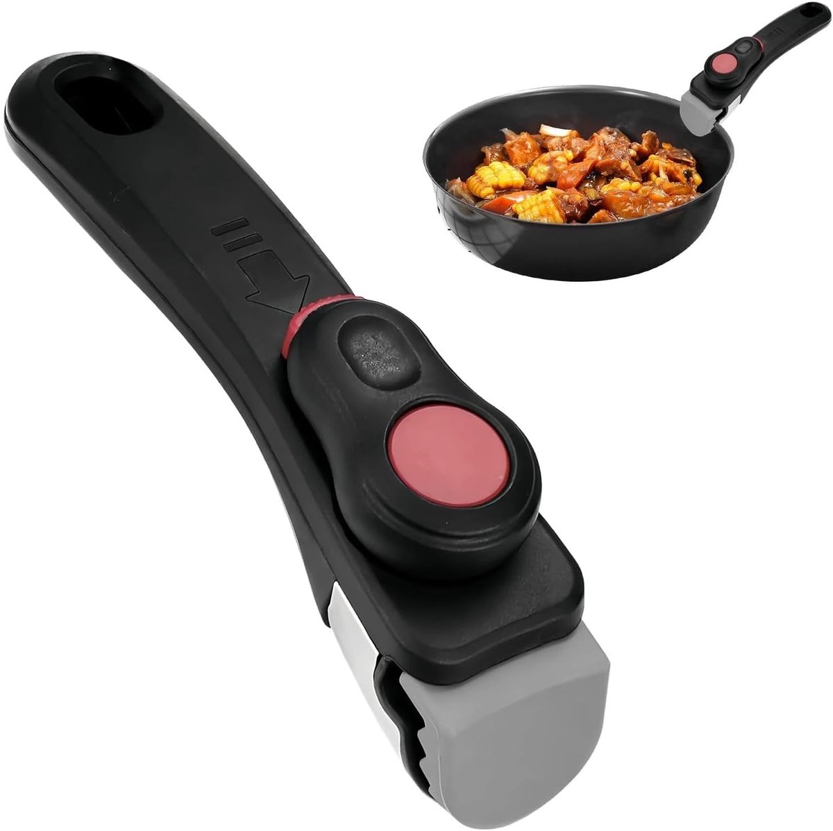 Afneembare pannengreep - ergonomisch - bakeliet - hittebestendig tot 5 kg - ShopVlot