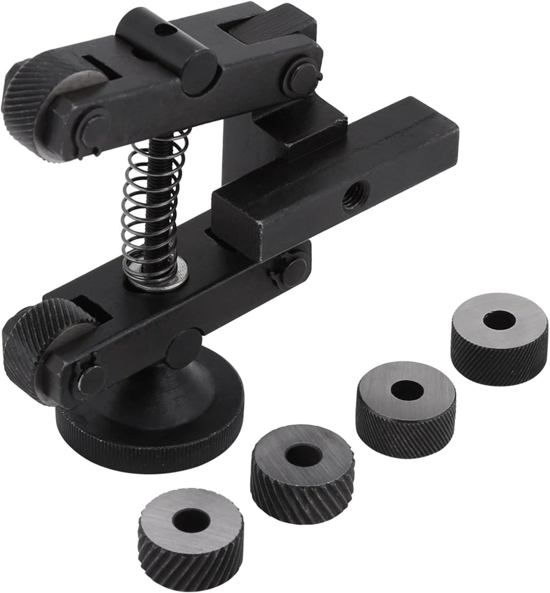 Knurling Tool - 2-wiel knurling gereedschap - 45# koolstofstaal - voor mini draaibank gebruik - ShopVlot