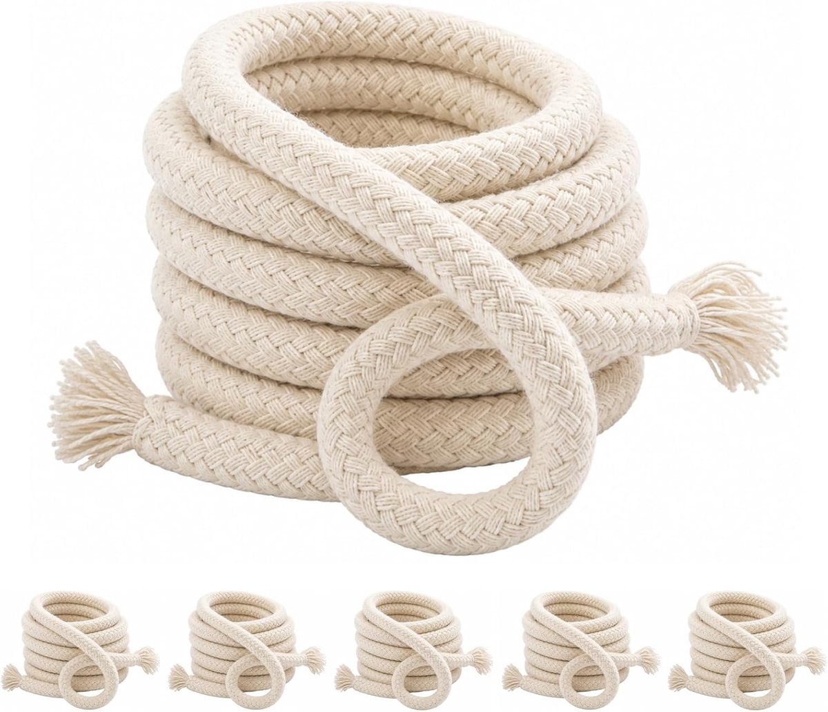 Reservelont olielampen 6 meter - diameter 8 mm - op maat te snijden - lange brandduur - ShopVlot