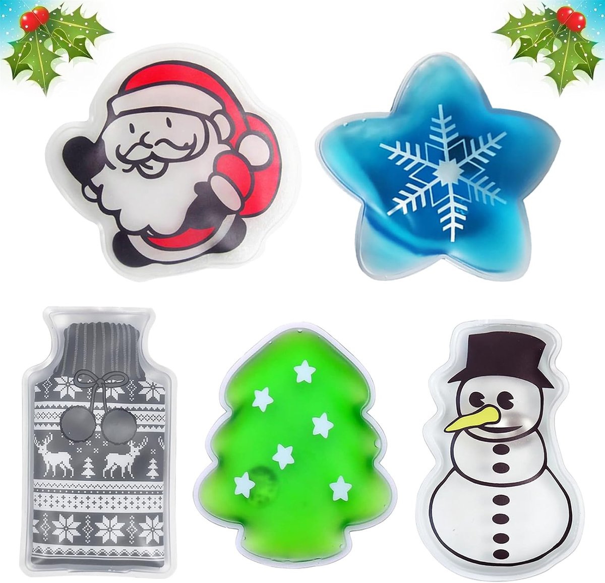 Handwarmer voor kinderen - Set van 5 - Compacte en leuke winterfiguren - Ideaal als cadeau - ShopVlot