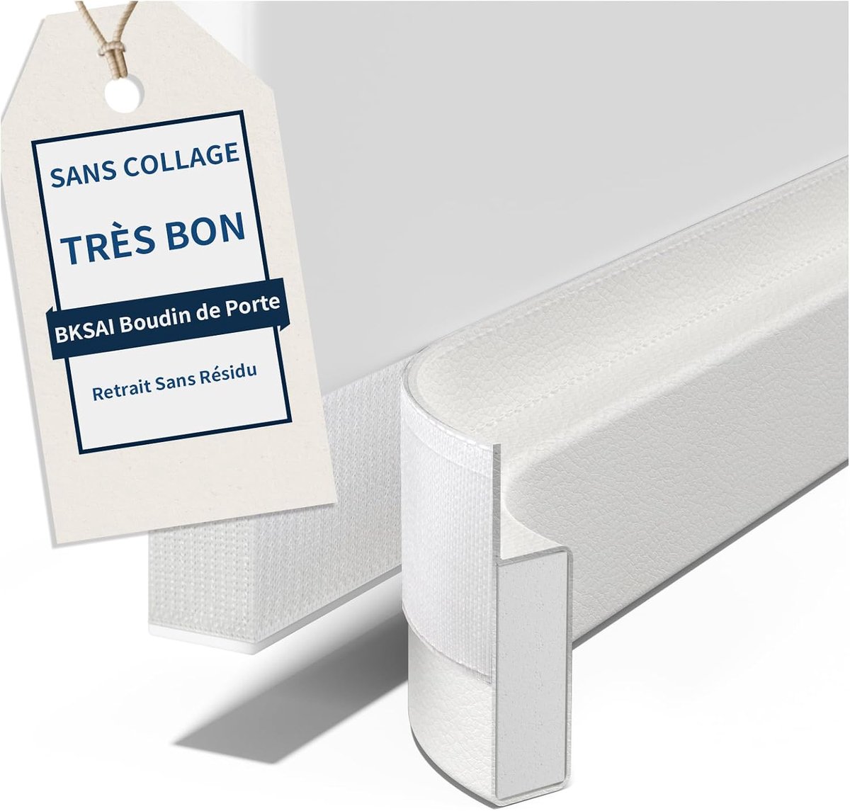 Draught Excluder voor Deuren 100 cm - Velcro Systeem - Flexibele Installatie - Windbescherming voor Balkon - ShopVlot