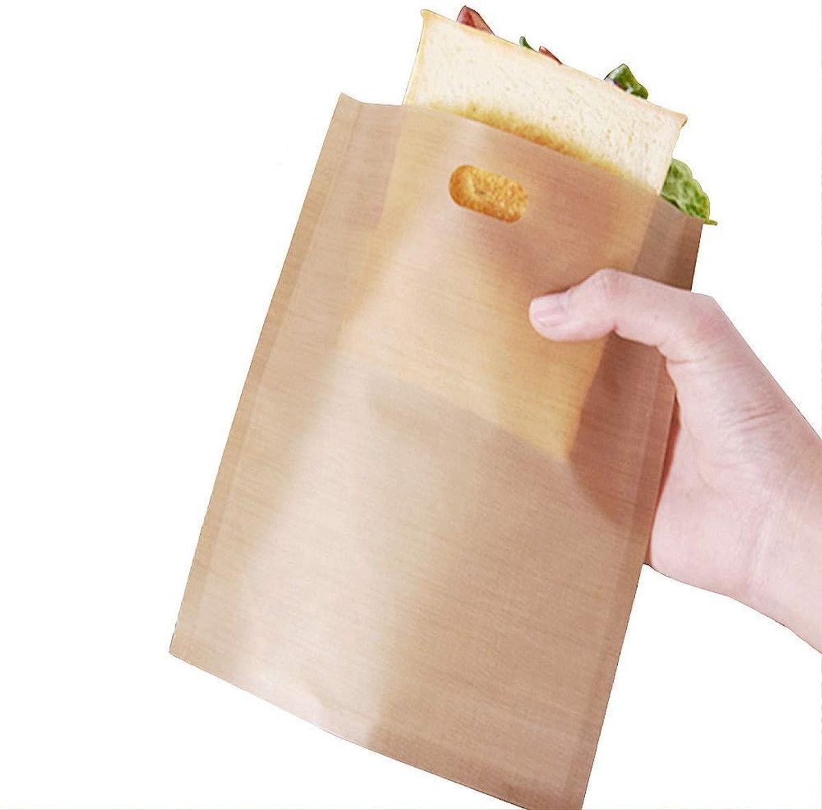 Toastie bags 15st - Herbruikbaar - Niet-klevend - Voor het maken van tosti's - ShopVlot