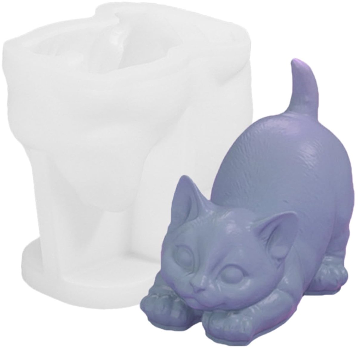 Solidchoice - Siliconen Mallen voor 3D Kat Vorm