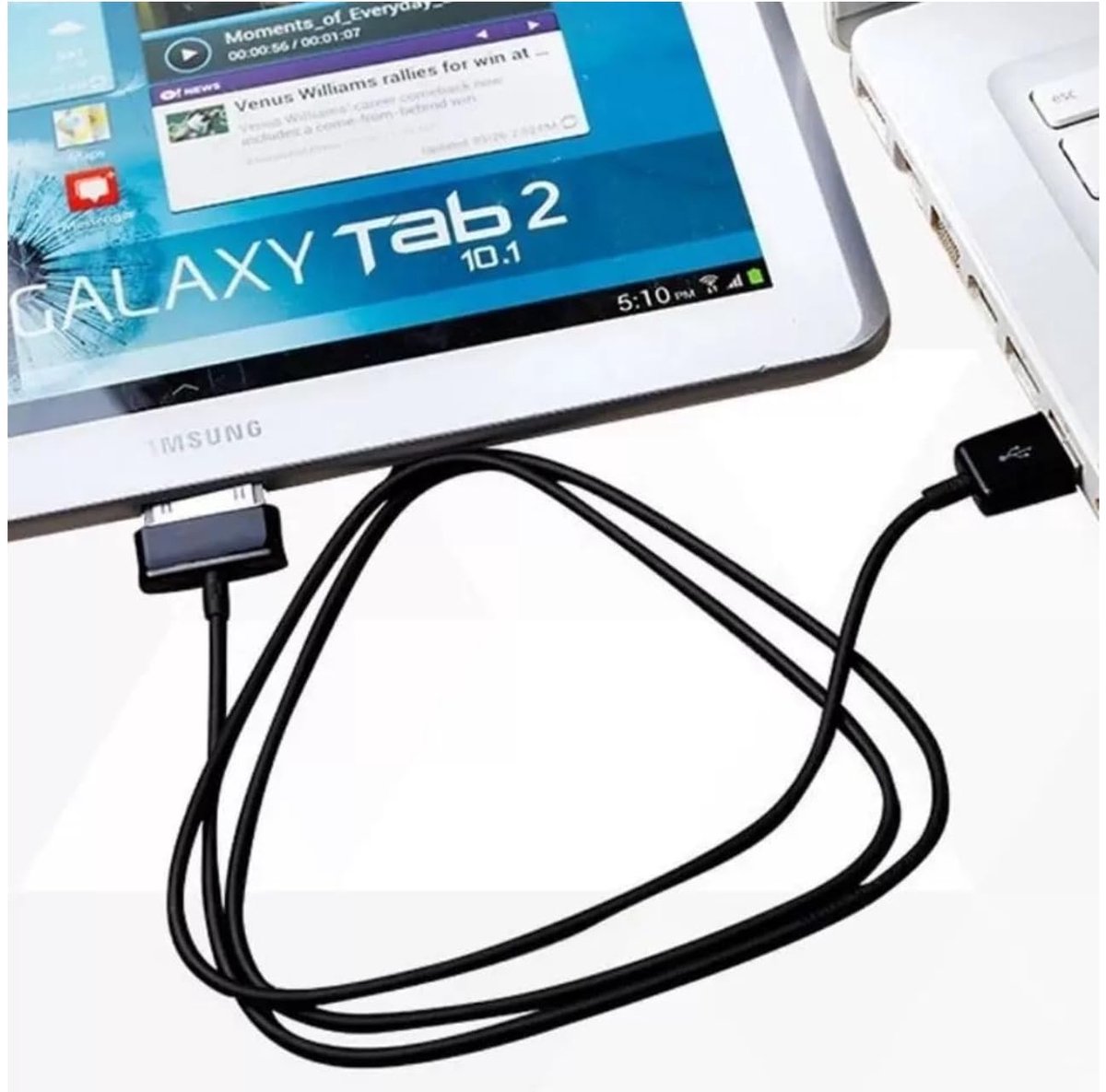 USB kabel data synchronisatie 30Pin - opladen - hoge kwaliteit - veilig gebruik voor Samsung Galaxy Tab - ShopVlot