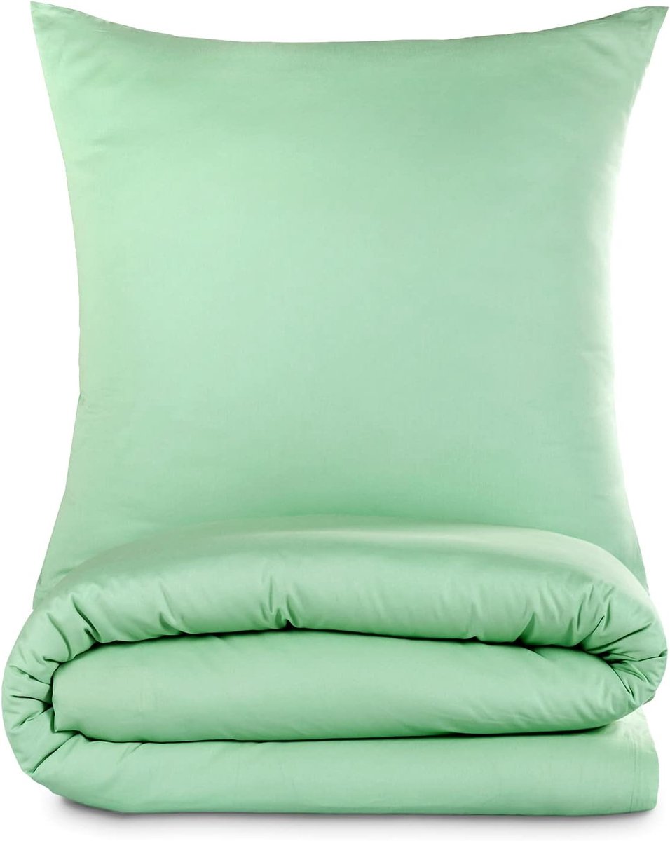 Dekbedovertrek 155 x 220 cm - 100% katoen - Oeko-Tex gecertificeerd - super zacht voor elk seizoen - ShopVlot