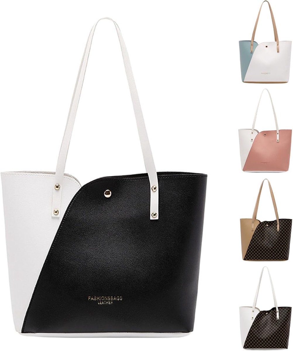 Dames handtassen set - zachte leer - grote capaciteit - perfect voor dagelijks gebruik - ShopVlot