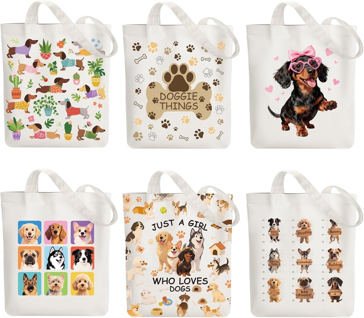 Gepersonaliseerde katoenen tas 38 x 40 cm - canvas met ritssluiting - ideaal cadeau voor dames - perfect voor Moederdag - ShopVlot