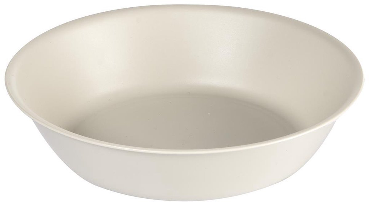 Duni kunststof schaal diep beige - duurzame kom Ø17,8cm servies.
