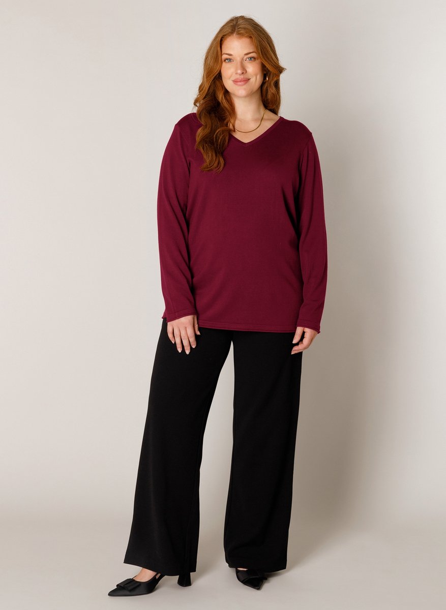 BASE LEVEL CURVY Anine Trui - Wine Red - maat 4(54/56)