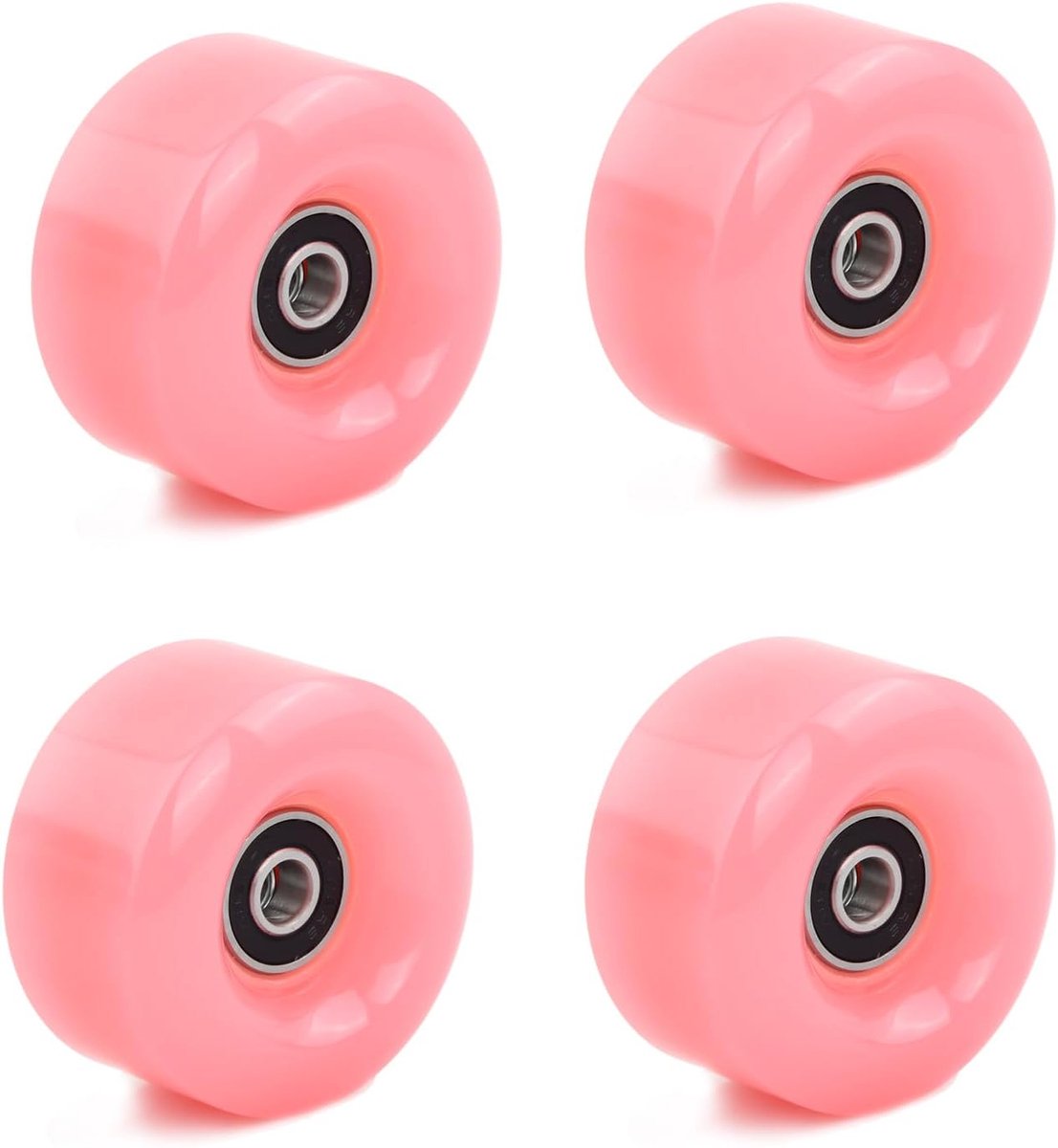 Rolschaatsen wielen 58 x 32 mm - PU-slijtvaste wielen - Inclusief lagers - Geschikt voor quad-skate - ShopVlot