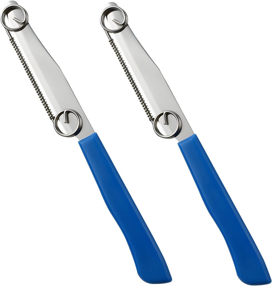 Quick Slicing Mes - Blauw - Multifunctioneel 3-in-1 Groentemes met Verstelbare Veer - Voor Koken en Keukenliefhebbers