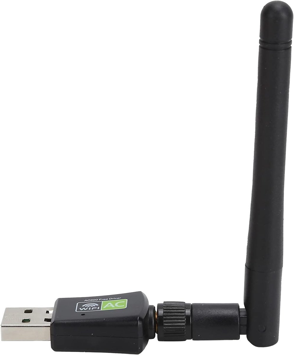 USB Wifi Adapter 600Mbps - Dual Band 2.4GHz 5GHz - Compact en draagbaar - Ideaal voor snel internet - ShopVlot