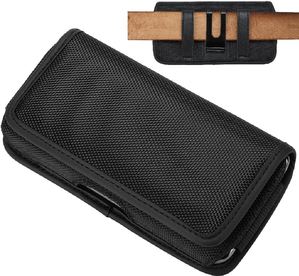 mobiele telefoon heuptas 13.5 x 7.5 cm - waterafstotend - voor SPC en TTSIMS - ideaal voor outdoor gebruik - ShopVlot