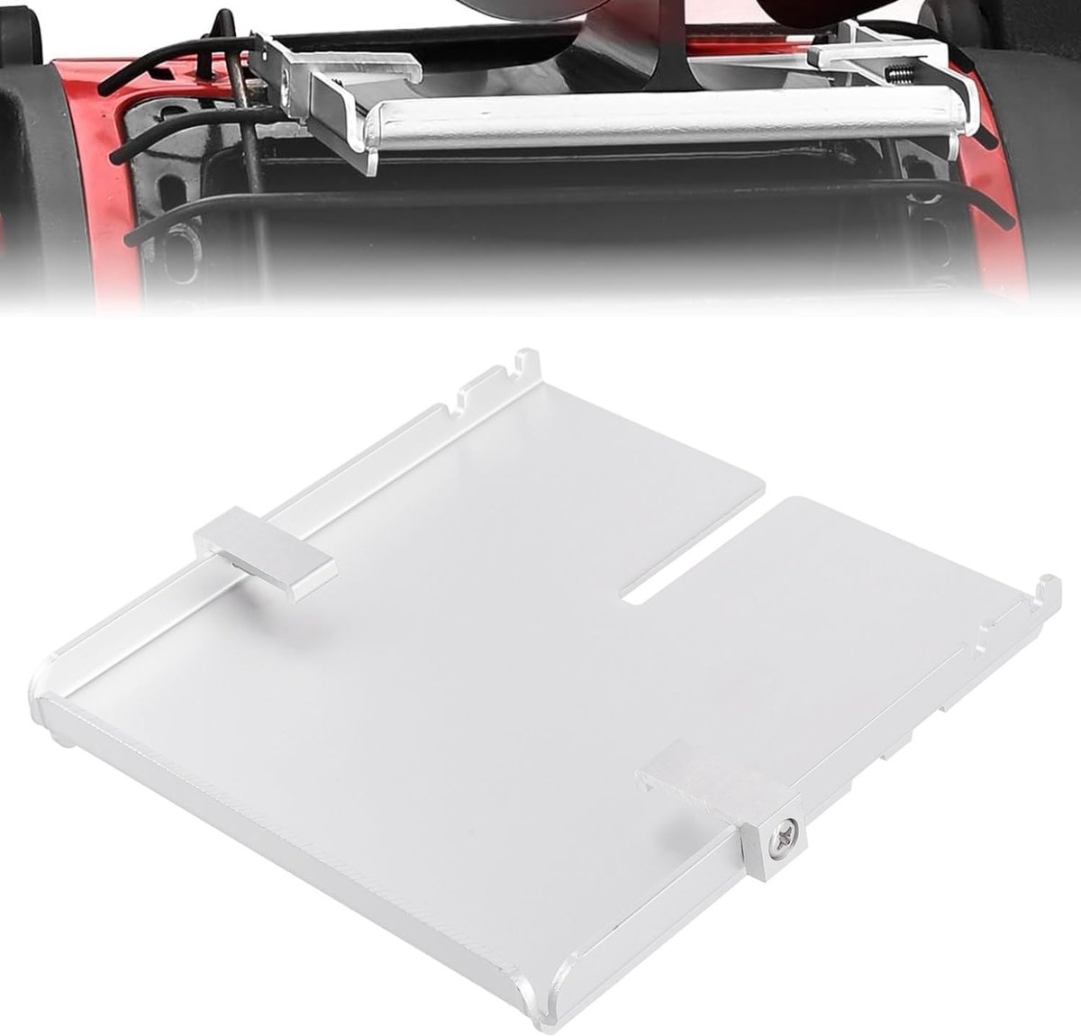 Houtkachel Ventilator Beugel - Aluminium - 12 x 12 cm - Multifunctionele Verwarmingsstandaard - Voor Buitengebruik