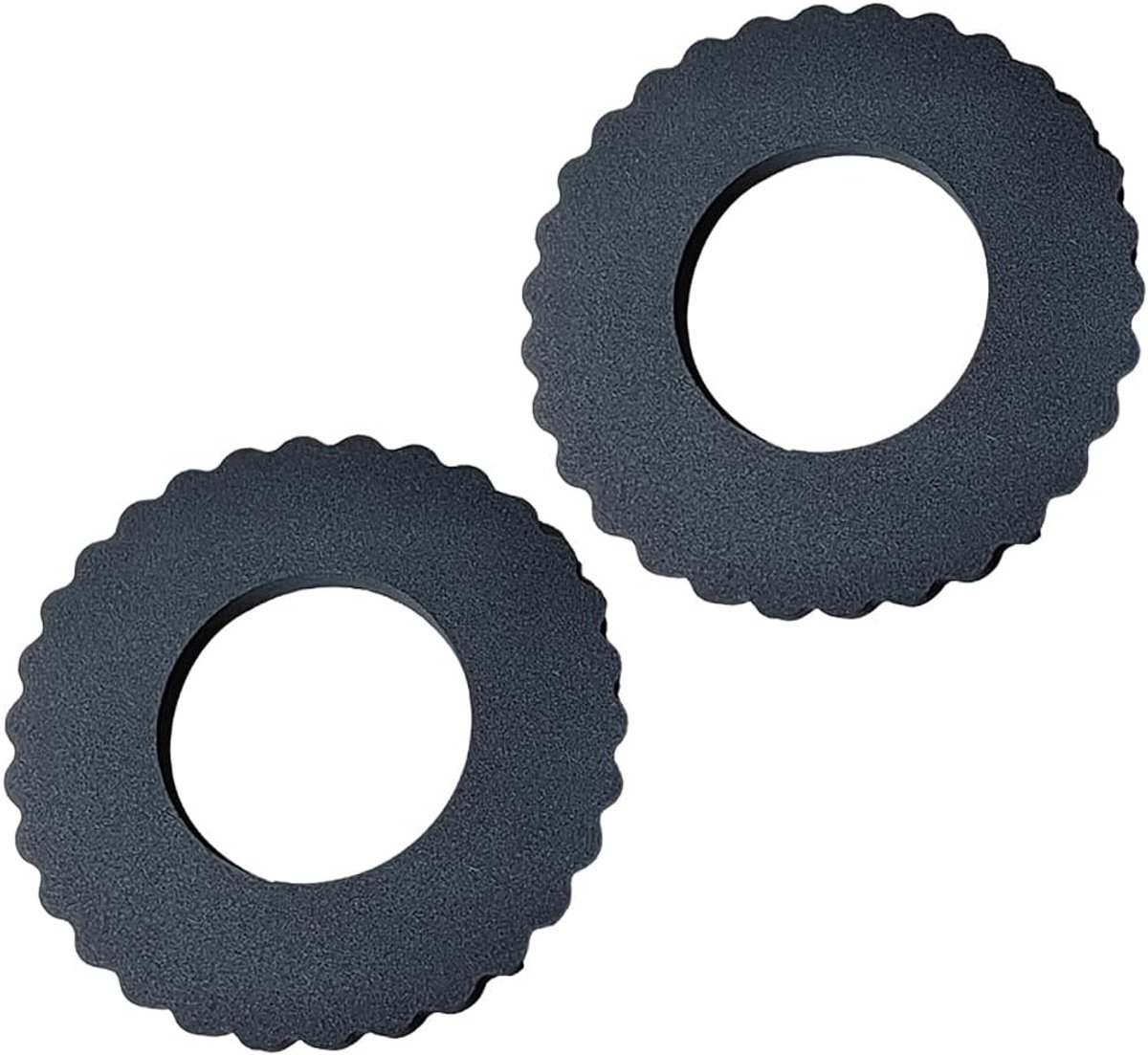 Set van 2 tankbeschermringen 120 x 60 mm - schuimstof - lakbescherming - demping voor Simson - ShopVlot