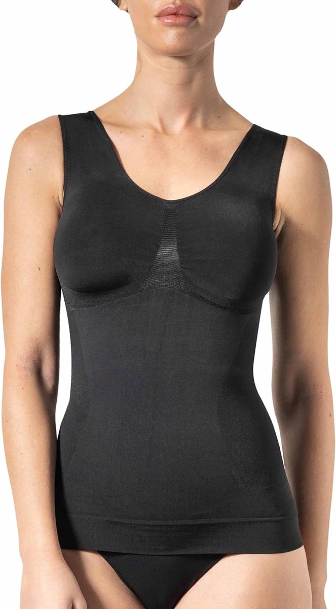 Dames Tanktop Brede Schouder - Zachte Microfiber - Naadloze Ademend Ondergoed - Ideaal voor Shaping - ShopVlot