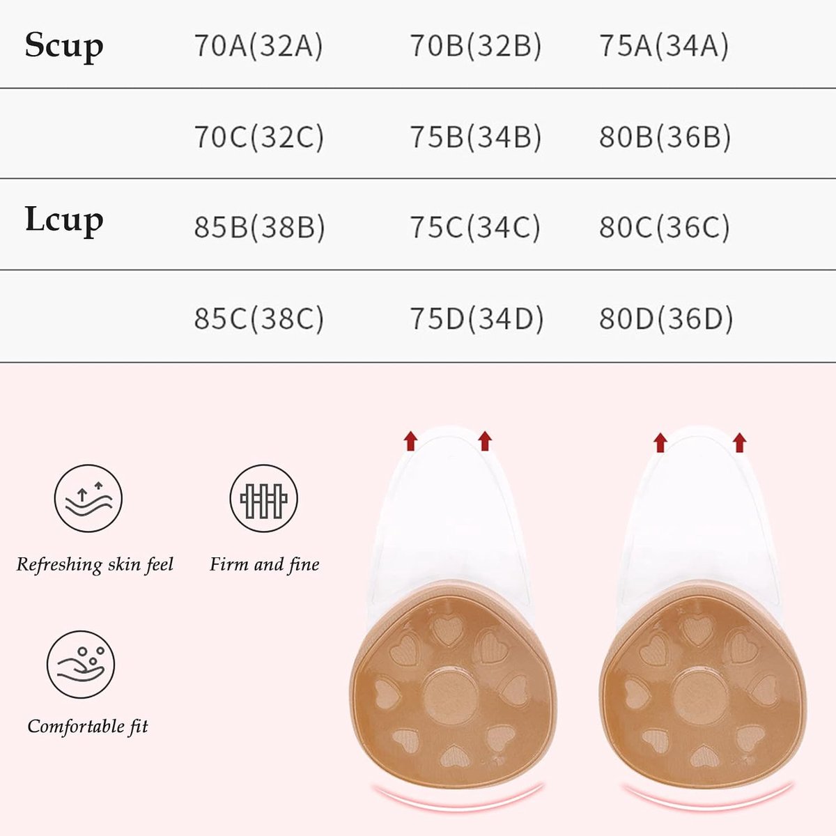 Nipple Covers voor vrouwen - silicone gel - herbruikbaar - directe lift voor de borst - ShopVlot