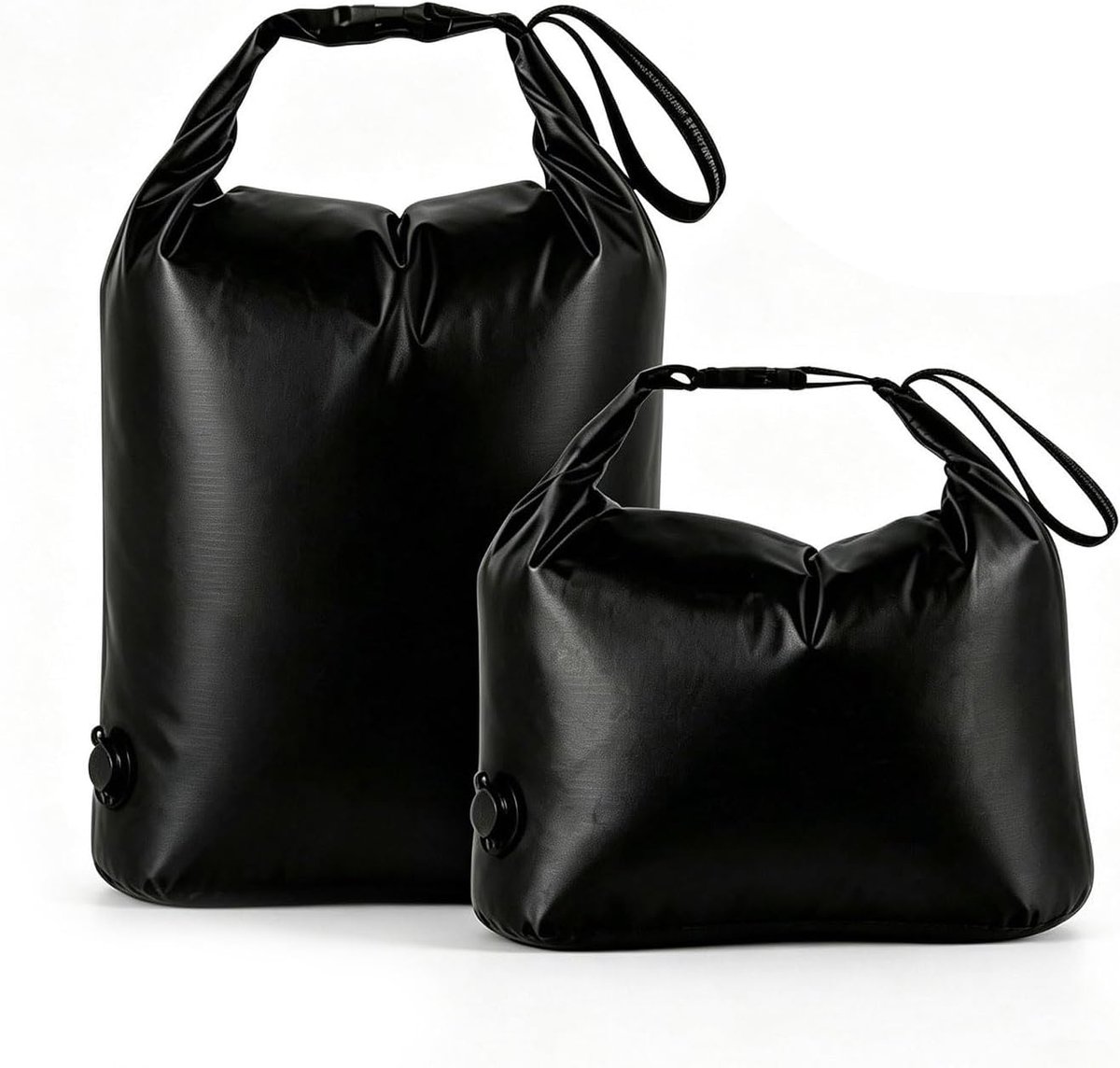 Waszak voor op reis 34 x 51 cm - waterdicht nylon - vuilwaszak met kliksluiting - ruimtebesparing tot 50% - ShopVlot