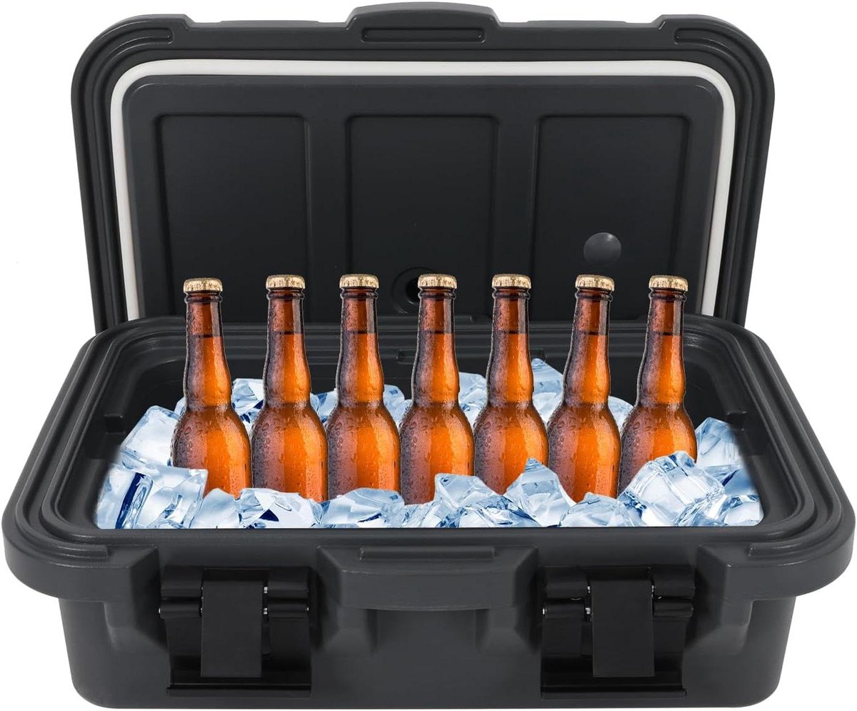 Isolatiebox Voedseltransport - Koelbox Warmhoudbox - Eten Transport - 8 Uur Temperatuur Behoud - 63 x 44 x 21 cm