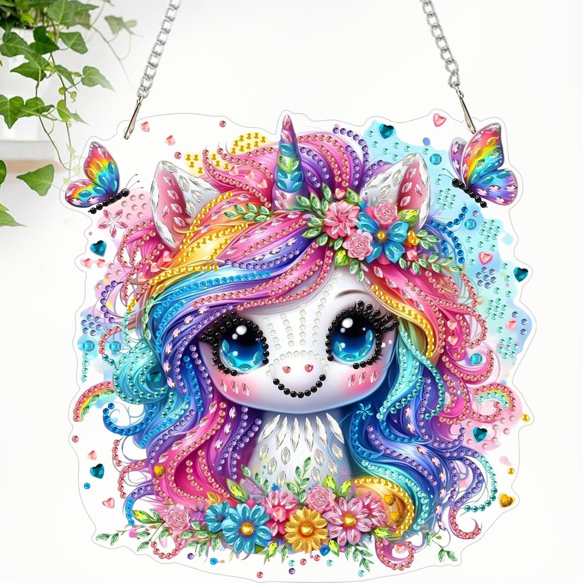 CEOVR Opknoping Diamant Schilderij Kits Volwassenen Eenhoorns Diamant Art Schilderen voor Beginners Regenbogen - ShopVlot