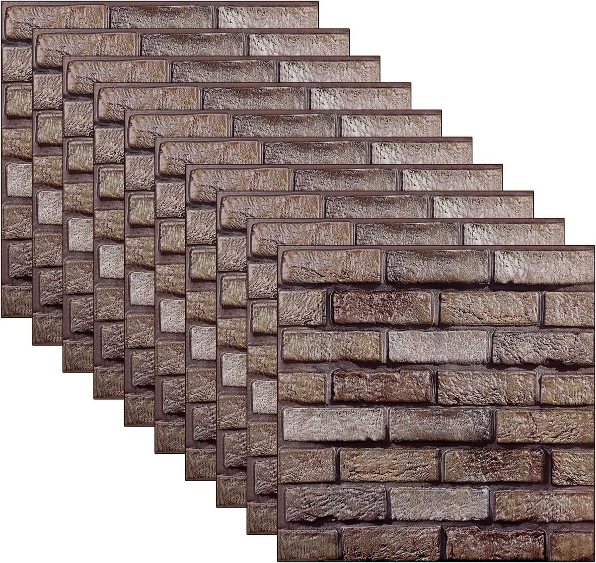 Zelfklevende 3D-wandpanelen voor een unieke wanddecoratie, gemakkelijk te installeren en duurzaam