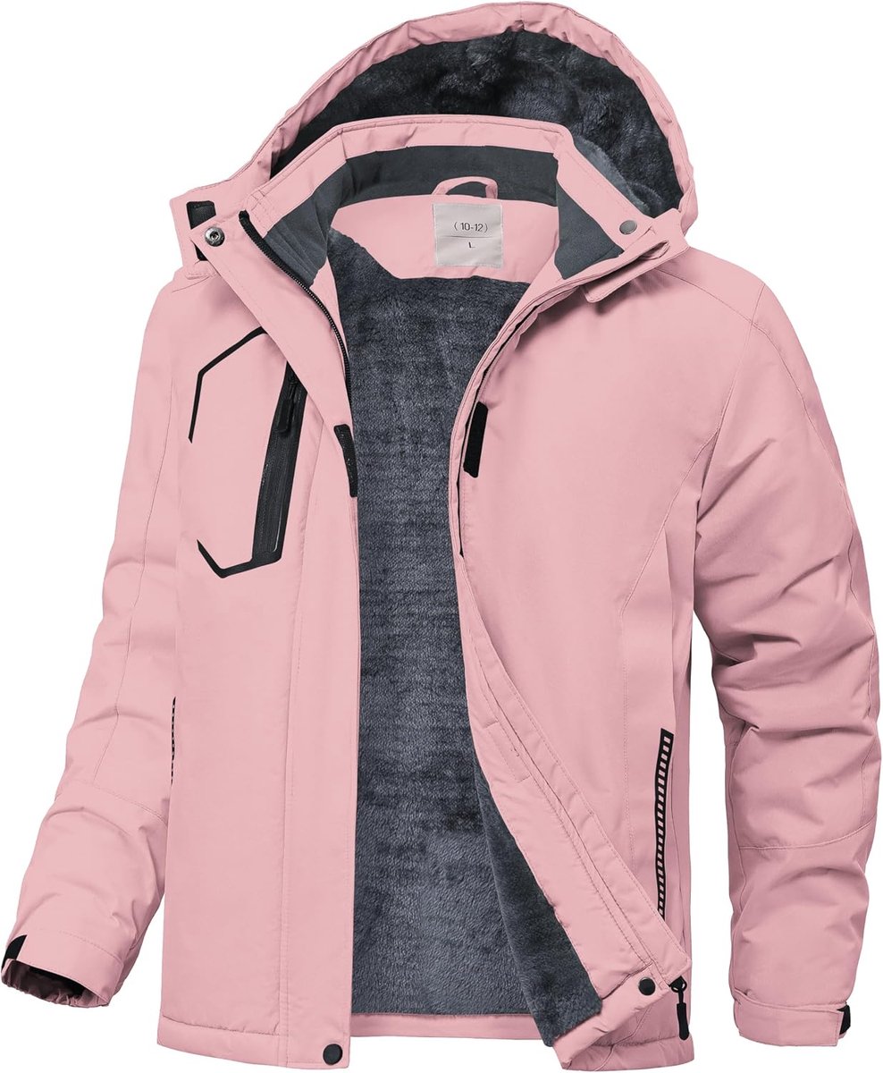 Kinderen winterjassen warm fleece - waterdicht sneeuwjack - met ritszakken - ideaal voor koude dagen - ShopVlot