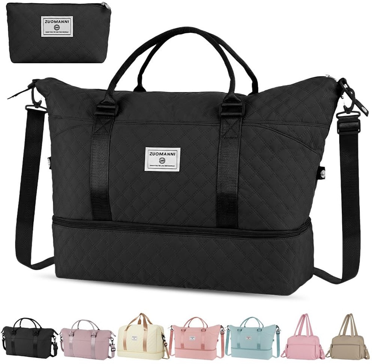Solidchoice - Sporttas met Vochtcompartiment voor Vrouwen 50L