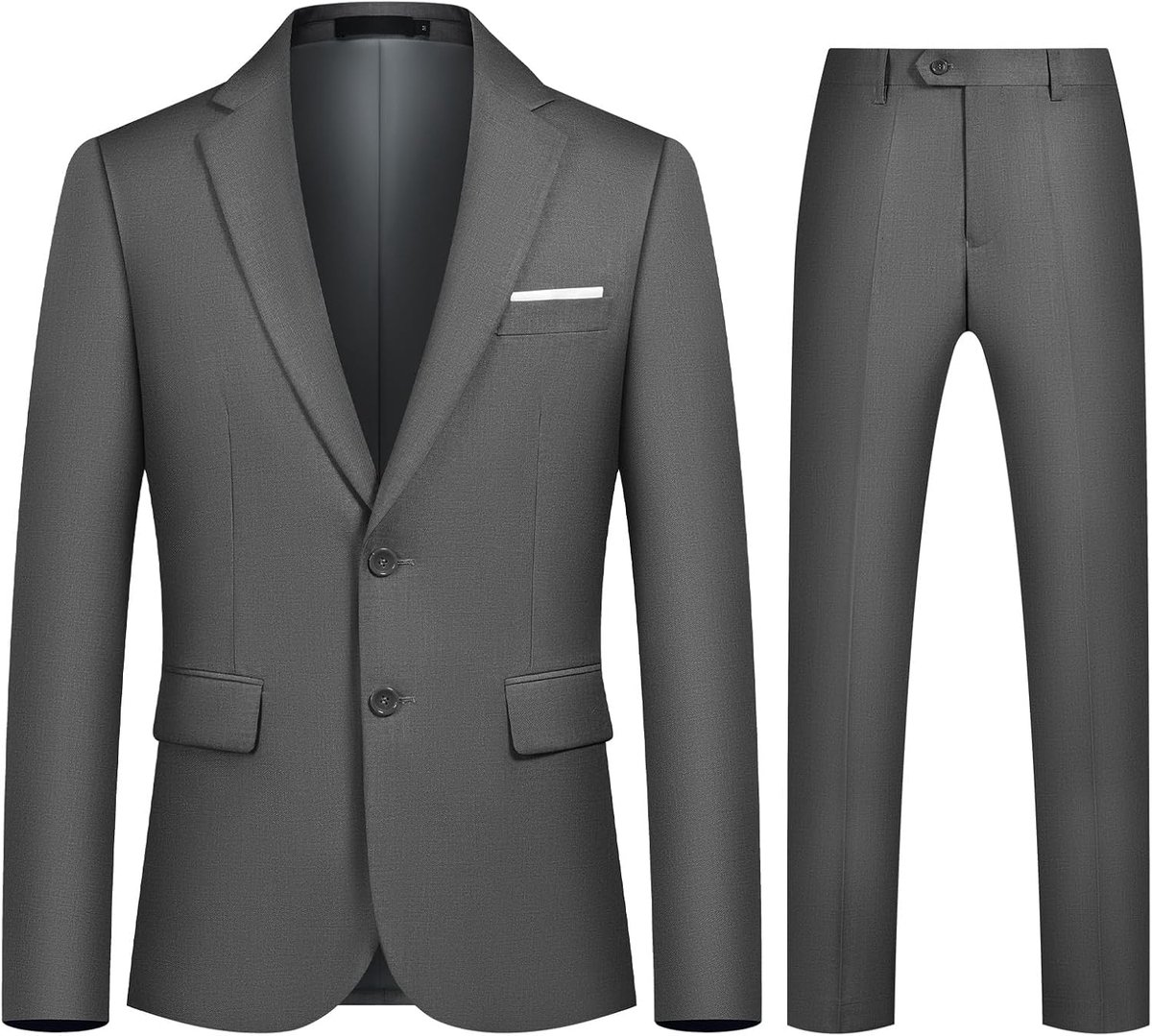 Herenpak 2-delig Slim Fit - Formeel Kostuum - Ideaal voor Bruiloften - ShopVlot